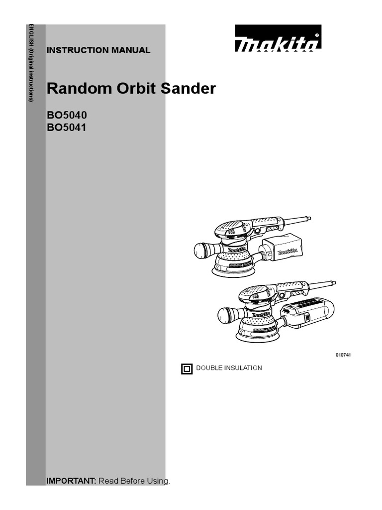 A Guide to Using Random Orbit Sanders Safely and Effectively PDF Switch Noise