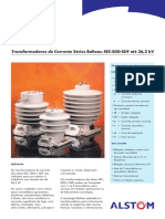 Transformadores de Medida Balteau até 36,2 kV