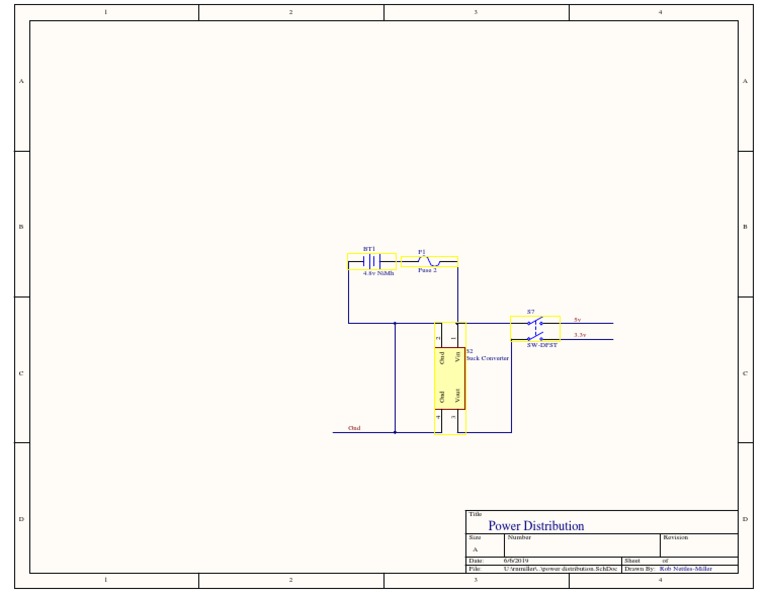Power Distribution Circuit Diagram | PDF