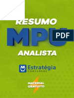 Resumo - Analista MPU