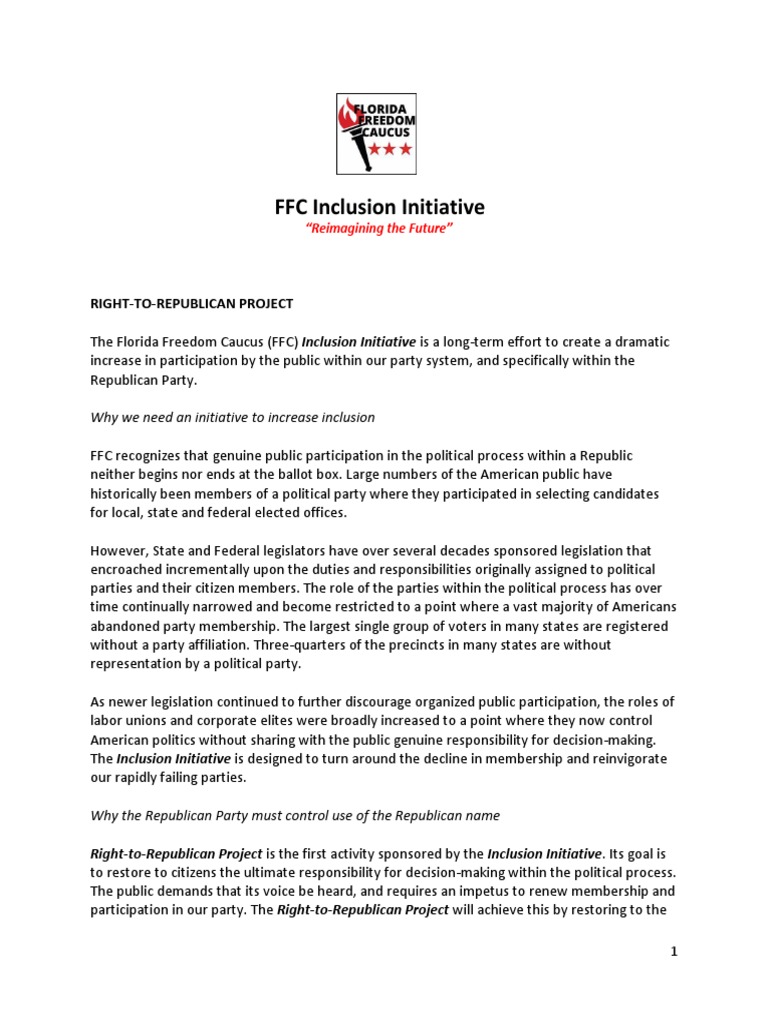 FFC RightToRepublican 0d 0a Project Download Free PDF Nonpartisan