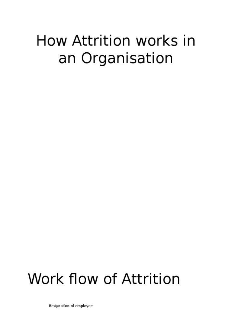 Understanding the Attrition Process | PDF | Business