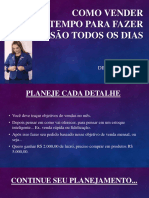 Como vender sem tempo para fazer sessão todos os dias