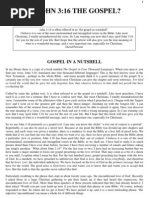 Download Handout - Is John 316 the Gospel by South West Community Church SN41259744 doc pdf