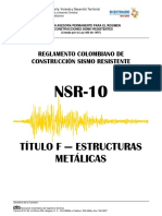NSR 10 Titulo F Estructuras Metalicas