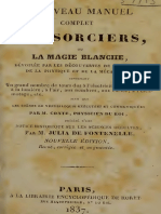 1837 de Fontanelle Nouveau Manuel Complet Des Sorciers