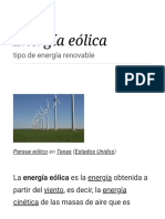 Energía Eolica