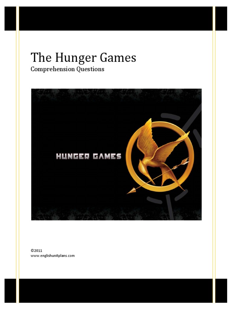 Understanding The Hunger Games Comprehension Questions for All 27
