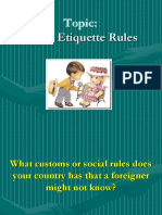Basic Etiquette Rules Conversation Topics Dialogs 115162