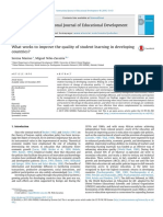 International Journal of Educational Development: Serena Masino, Miguel Nin O-Zarazu A