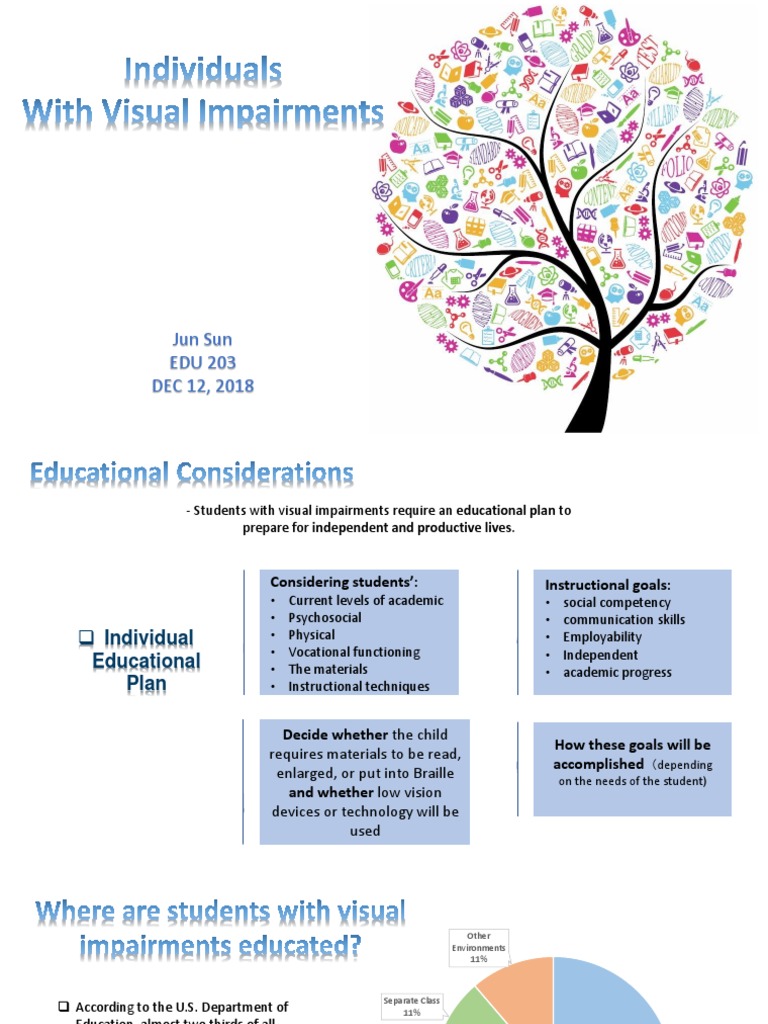 Visual Impairment PDF Visual Impairment Curriculum