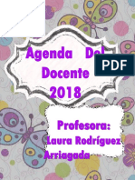 Agenda Docente2018 Mariposa