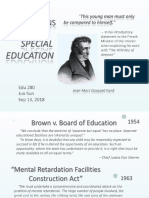 Historical Foundations of Special Education