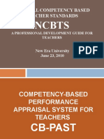 NCBTS: National Competency Based Teacher Standards