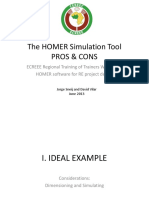 The HOMER Simulation Tool Pros & Cons