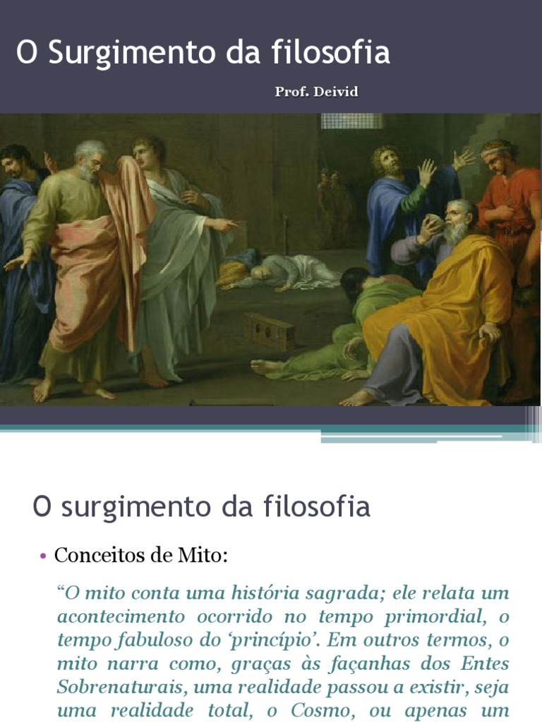 Condições Históricas Para O Surgimento Da Filosofia