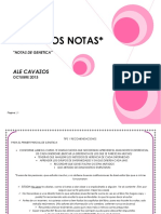 Notas de Genetica 1er Parcial