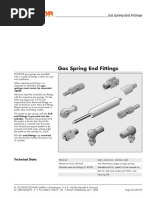 12 Gas Spring End Fittings