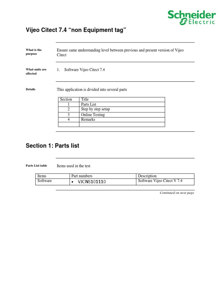 Vijeo Citect 7.4 Setup Guide | PDF | Software | Application Software