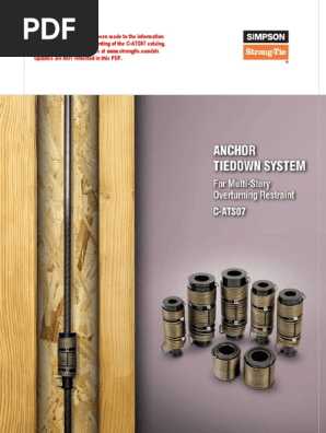 Anchor Tiedown System | PDF | Welding | Construction