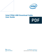 Intel FPGA USB Download Cable User Guide: Subscribe Send Feedback UG-USB81204 - 2019.04.12 PDF HTML