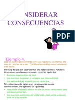 Considerar Consecuencias