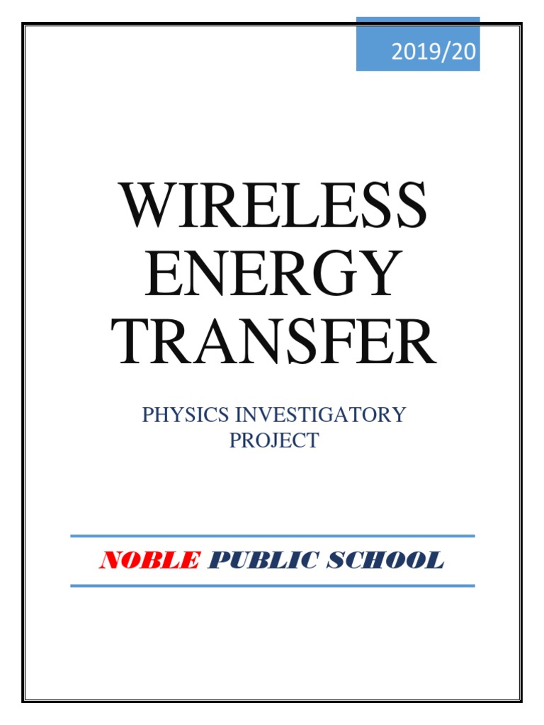 Tesla Coil Wireless Energy Project | PDF | Inductor | Electricity