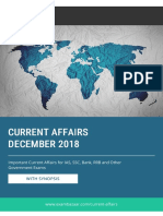 Current Affairs by Exambazaar December 2018 With Synposis PDF
