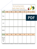 Meal Plan Template 02