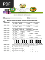 2nd Periodical Test in Mapeh 6 2017