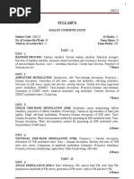 Ece V Analog Communication Notes