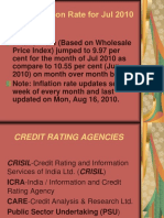 India's Inflation Rate For Jul 2010