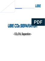 UBE Separation Membrane - BioGas Customer