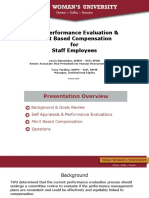 Staff Performance Evaluations & Merit Pay