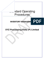 SOP Inventory Management