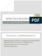 Effective Reading