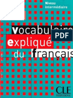 Vocabulaire Expliqu Du Franais Niveau ire