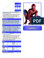 Spider-Man PL10: STR Sta Agl Dex FGT Int Awe Pre