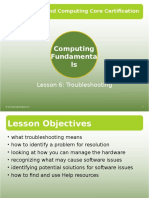 Computing Fundamenta LS: Lesson 6: Troubleshooting