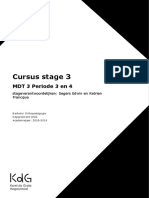 Cursuswijzer Reguliere Stage 2018-2019 Periode 3 en 4