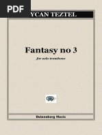 AYCAN TEZTEL - Fantasy No 3 for Trombone