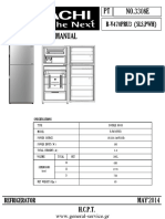 Hitachi Refrigerator Manual