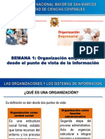 1 - Semana 1 - Organizacion Empresarial Desde El Punto de La Informacion PDF