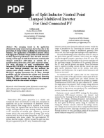 Analysis of Split Inductor Neutral Point Clamped Multilevel Inverter