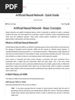 Artificial Neural Network Quick Guide