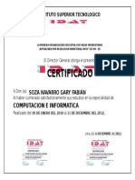 Certificado Idat