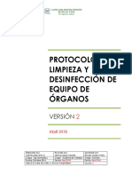 3.15 Protocolo de Limpieza y Desinfeccion Equipo de Organos-Th