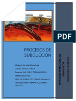 Procesos de Subduccion