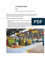 Auditoría de Productividad