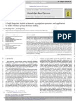 Wan, S.-P. (2013). 2-Tuple linguistic hybrid arithmetic aggregation operators and application to multi-attribute group decision making